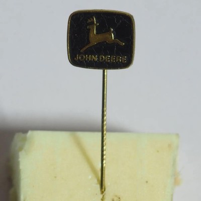 Vintage John Deere Anstecknadel Pin Traktor Landwirtschaft Emaille Logo Retro