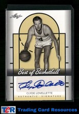 2013-14 Leaf Best of Basketball Autographs #CL1 Clyde Lovellette