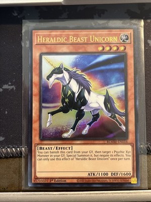 Heraldic Beast Unicorn BLMM-EN116 Battles of Legend: Monster Mayhem 1st Edition