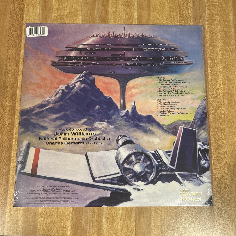 Empire Strikes Back Symphonic Colored VMP #ed Ltd Vinyl Me Please New SEALED - Image 2 of 4