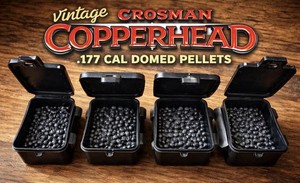 🔥Vintage Crosman Copperhead .177 Cal Domed Pellets Copperhead USA Old-Schoo