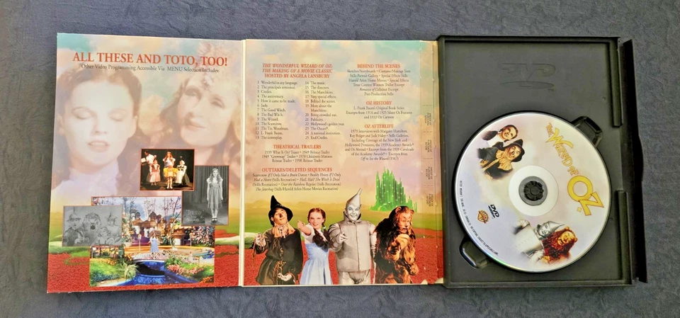 Волшебник страны Оз DVD (1939) цифровой ремастеринг Warner Bros. Бесплатная доставка - Изображение 3 из 4