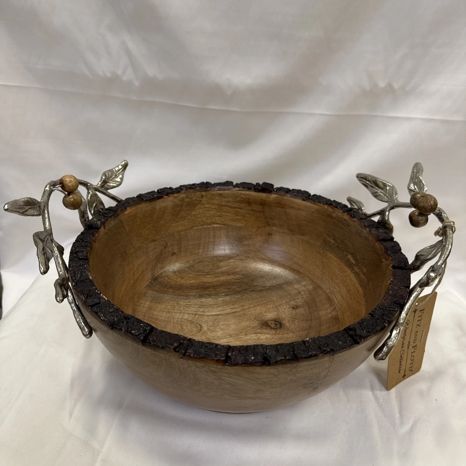 Fitz and Floyd Woodgrove Serving Bowl - Thumbnail 2