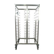 B.PRO Tablettwagen Servierwagen Abräumwagen TAW 2X12 KN B-Ware