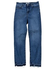 Denizen From Levi Blue Med. Wash High-Rise Ankle Straight Denim Jeans Women's 4
