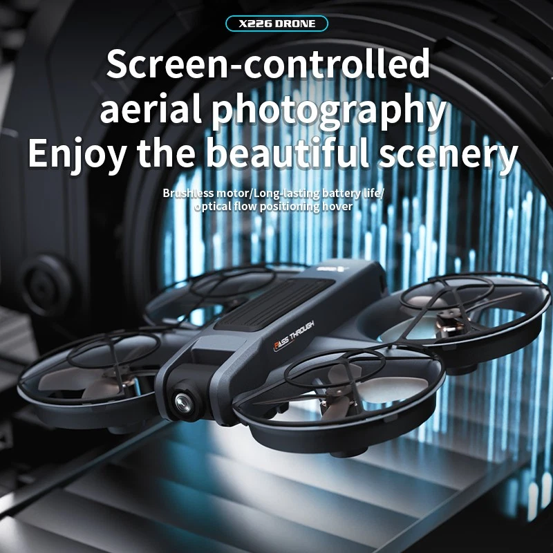 4.5" Remote Control Screen Camera Drone Propeller Protection VR Aircraft Toy - Image 2 of 4