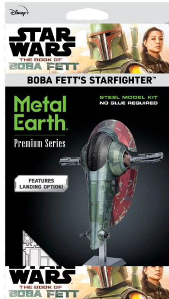 Metal Earth Premium Star Wars Livre De Boba Fett Starfighter 3D Modèle 01501 - Photo 3/3