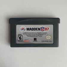 Madden NFL 07 Nintendo Game Boy Advance 2006 Cartridge Only Tested Working