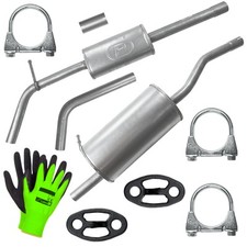 Schalldämpferset Auspuff für Dacia Sandero 1 I Fließheck 1.4, 1.6 (2007-12/2012)