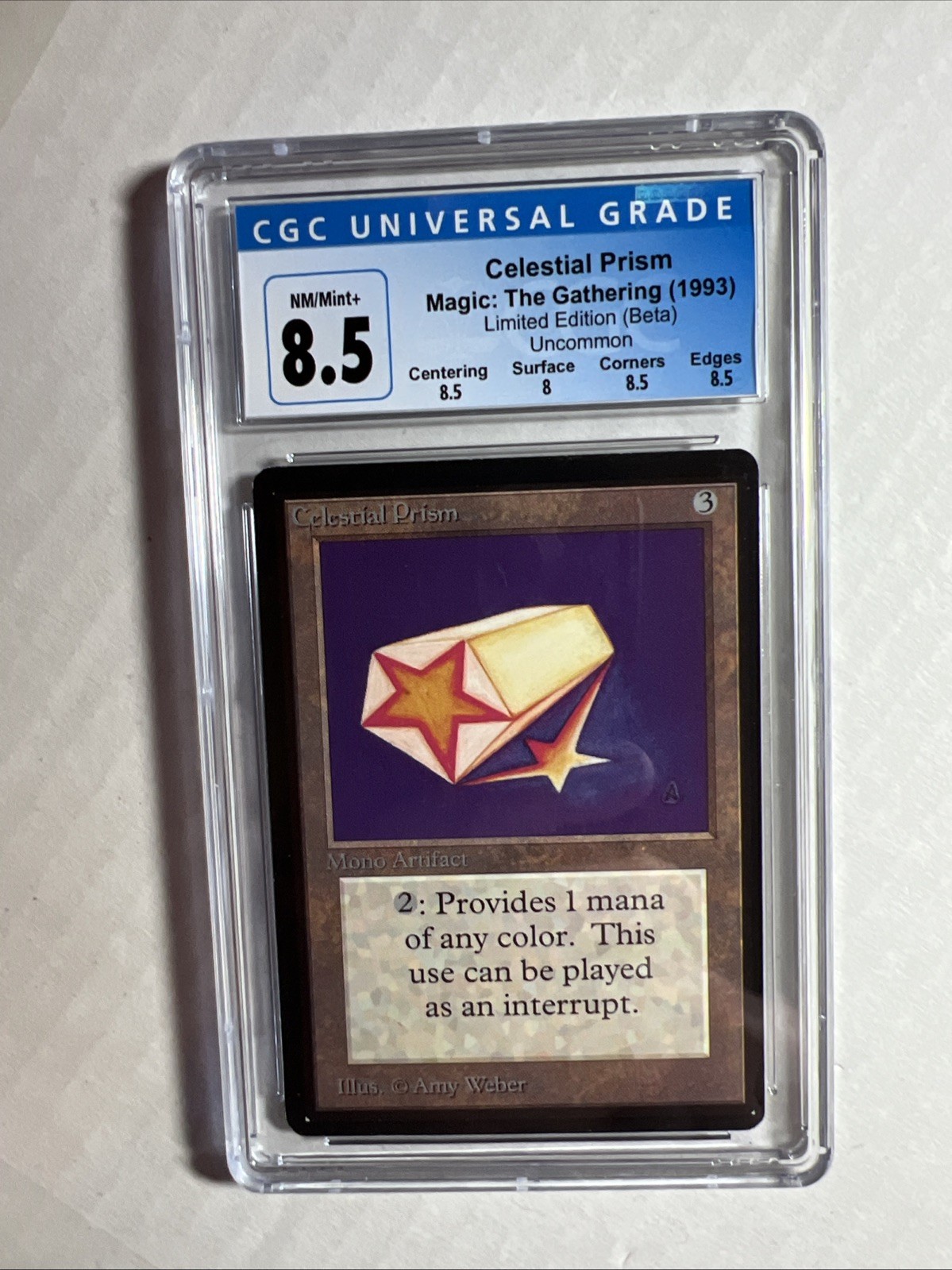 MTG BETA Celestial Prism CGC 8.5 NM/Mint+ (with sub grades)  1993