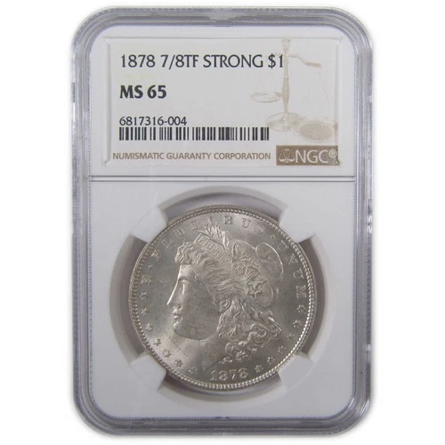 1878 7/8TF Strong Morgan Dollar MS 65 NGC Silver SKU:I18190