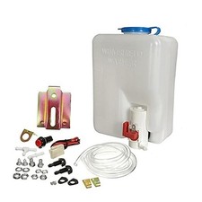 12V Universal Car Windshield Washer Pump Tank 1.5L Bottle Kit with Pump Wiper