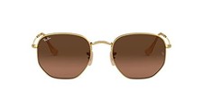 Ray-Ban Sunglasses 0RB3548N HEXAGONAL 912443 GOLD Japan 54 Free SizeJapan