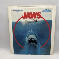 Jaws RCA SelectaVision CED VideoDisc Roy Scheider Richard Dreyfuss 1975 vintage
