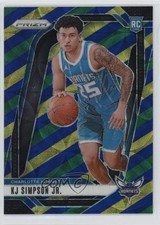 2024-25 Panini Prizm Choice Blue Yellow & Green Prizm KJ Simpson Jr #247 1n9r