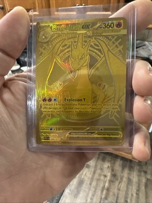 ERROR Texture Shift Ghost Image Mega Charizard Y ex 294/217 Gold Hyper ASC NM