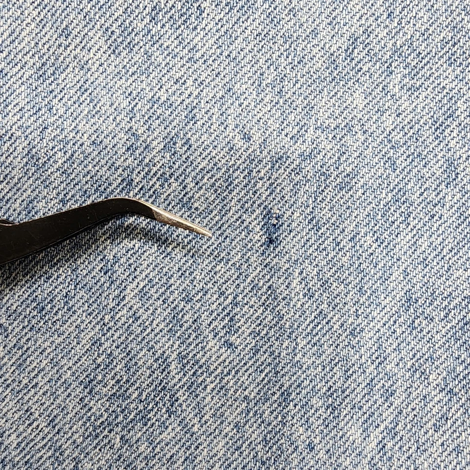 Pantalones de mezclilla Lands End vintage años 90 para mujer 18 ALTOS azul tiro alto cónicos mamá informales Foto 3 de 4