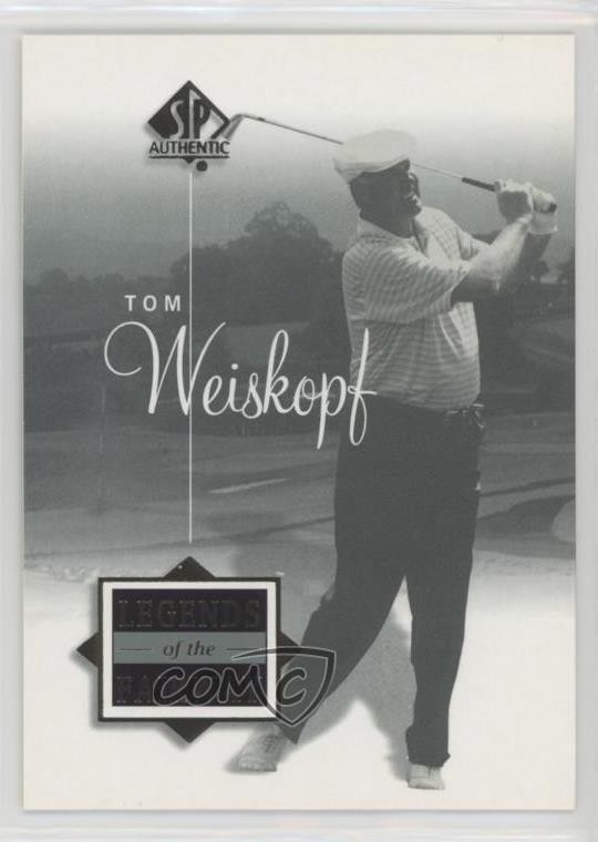 2002 SP Authentic Legends of the Fairway Tom Weiskopf #55SPA 0c41