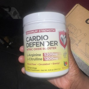Cardio Defender LArginine 5,200mg LCitrulline 1,200mg S7 Nitric Oxide Booster...