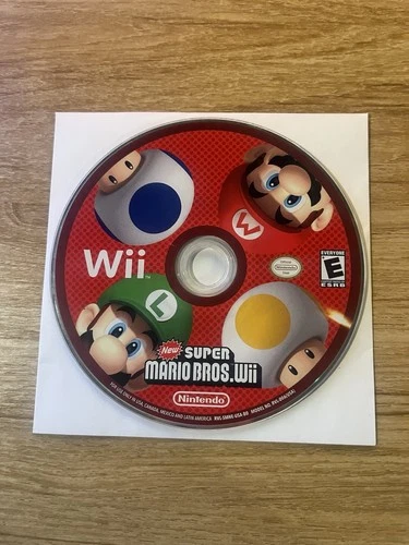 New ListingNew Super Mario Bros. Wii (Nintendo Wii) Tested & Working Disc Only