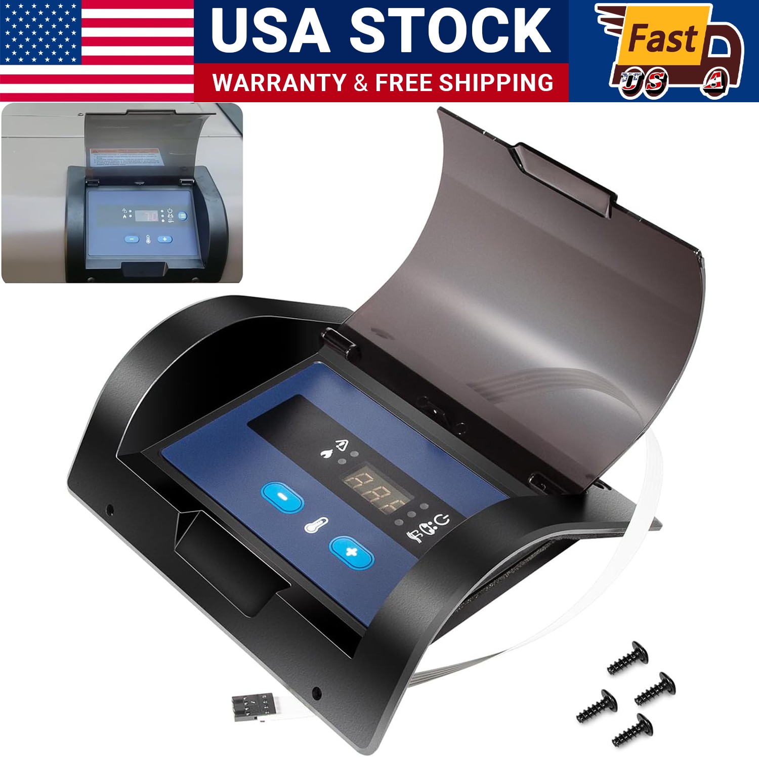 for Hayward H-Series FDXLBKP1932 Bezel and Touchpad Keypad A