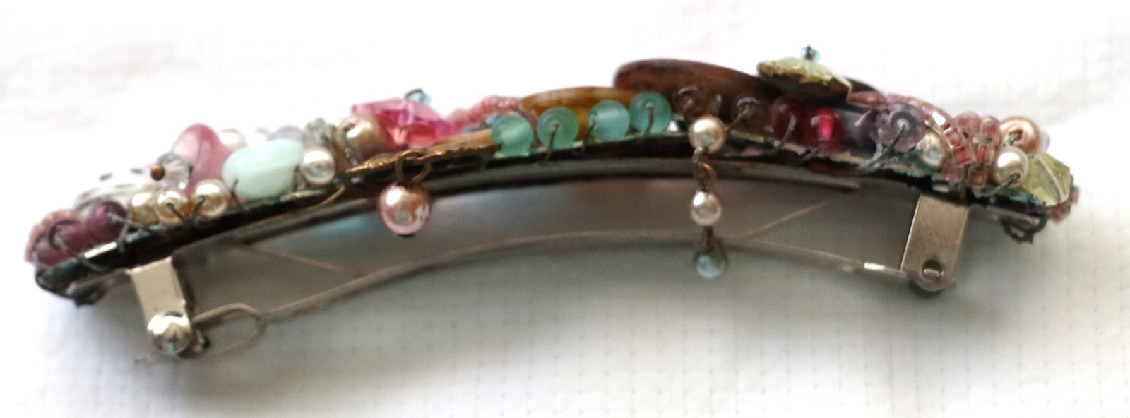 Statement Handcrafted Button Beads Glass Crystal … - image 2