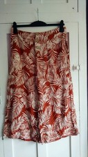 Primark Women's Patterned Culottes 14 VGC