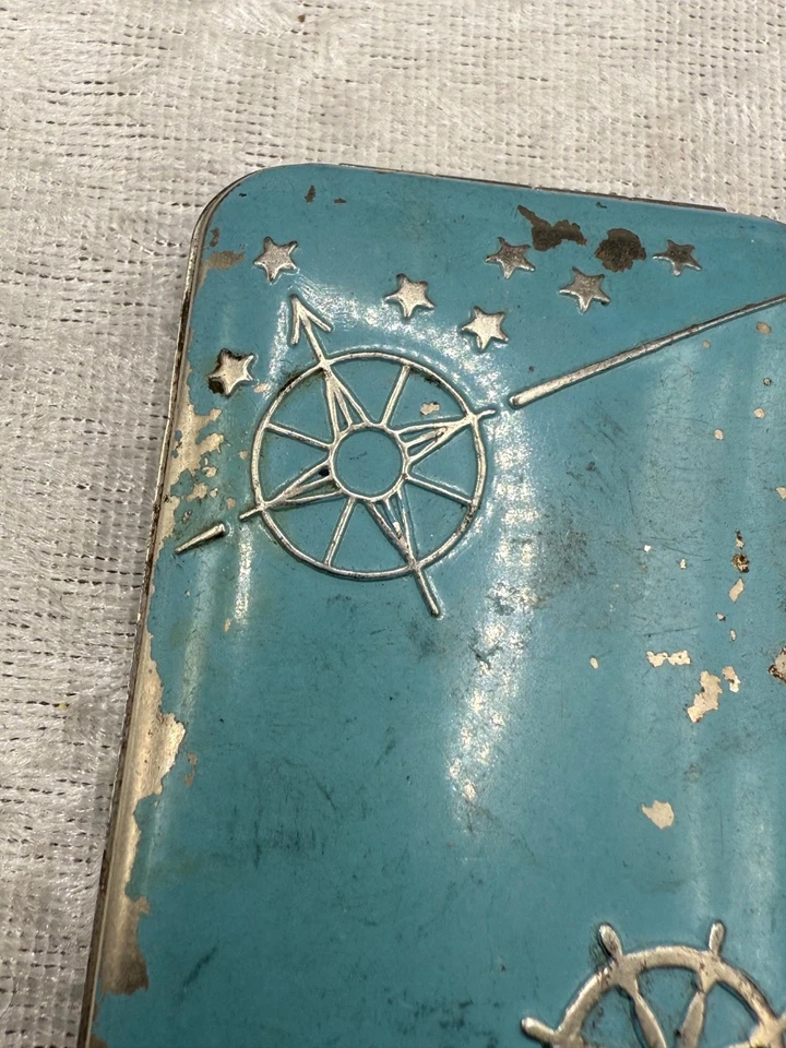 Vashe náutico azul compacto esmaltado vintage’ Foto 3 de 4