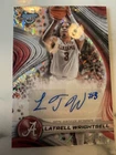2024-25 Bowman University Best Latrell Wrightsell Auto Geometric Refractor