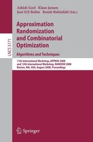 Approximation, Randomization And Combinatorial Optimization. Algorithms And Tech