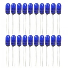 20X 4.7mm Mini Bulbs Lamp Instrument Panel Cluster Lights Kit for GMC Chevy Blue