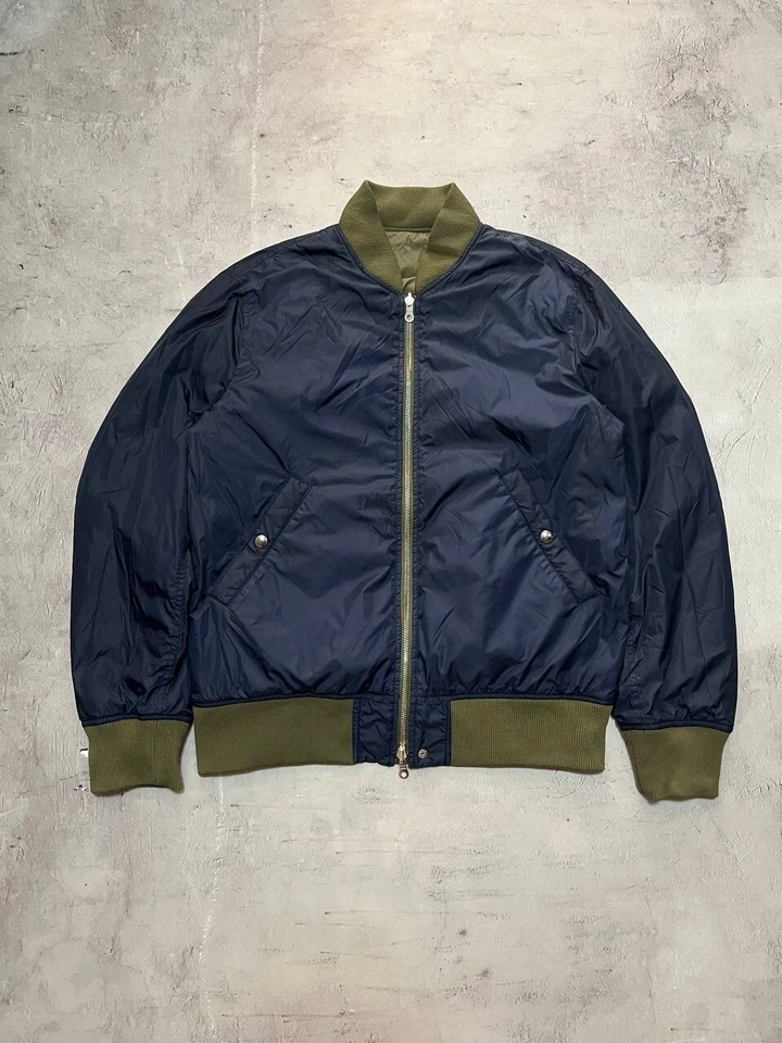 Sophnet Japan Reversible Bomber Jacket Green / Blue Size L Men's - Image 3 of 4