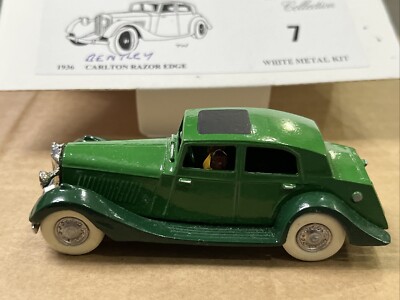 1936 BENTLEY CARLTON RAZOR 1/43 WHITE METAL CAR BY TREVOR WRIGHT TW PERIOD CHARM
