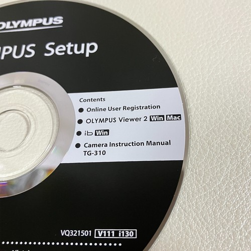 OLYMPUS Setup for TG-310 CD-ROM Online User Registaration & Viewer 2 & Manual - Picture 3 of 6
