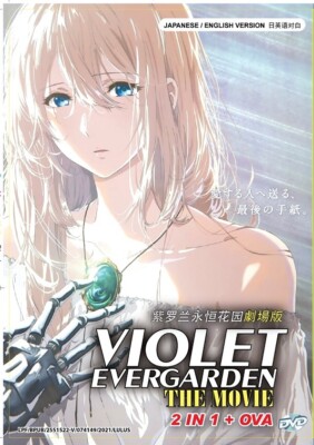 VIOLDT EVERGADEN 　the movie劇場版 DVD DVD Anime Violet Evergarden The Movie 2 IN 1 +Bonus OVA (English