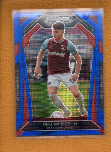 Declan Rice [Breakaway Blue Prizm] #188 2020 Panini Prizm Premier League card