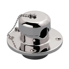Chrome Plated Rope Deck Pipe with Chain 1-3/4" (C3808-0001)