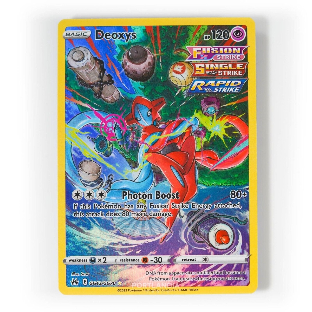 Pokemon - Deoxys - GG12/GG70 - SWSH Crown Zenith - Gallarian 