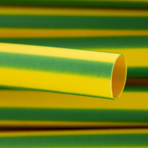 Earth Sleeving Green & Yellow 2mm 3mm 5mm 6mm PVC Tubing Electric Wire ...