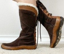 The North Face Janey Brown Suede BOOTS 