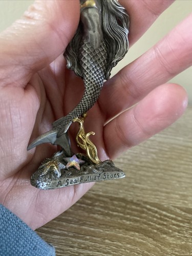Rawcliffe Pewter Mermaid “A Sea Full Of Stars” - Julie Guthrie - Picture 4 of 8