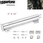 2"x13" Radiator Overflow Tank Bottle Catch Can Radiator Cooling 20OZ Polished