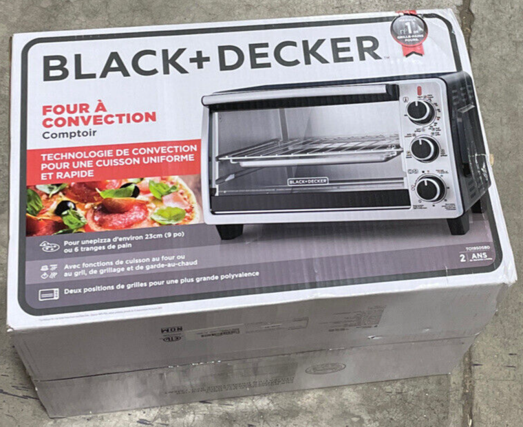 BLACK+DECKER TO1950SBD 6Slice Convection Countertop Toaster Oven