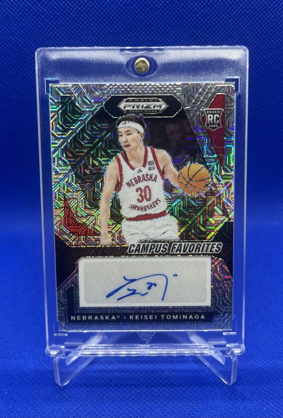Keisei Tominaga 2024 Prizm Draft Campus Favorites Auto MOJO 22/25 CFS-KEI RC