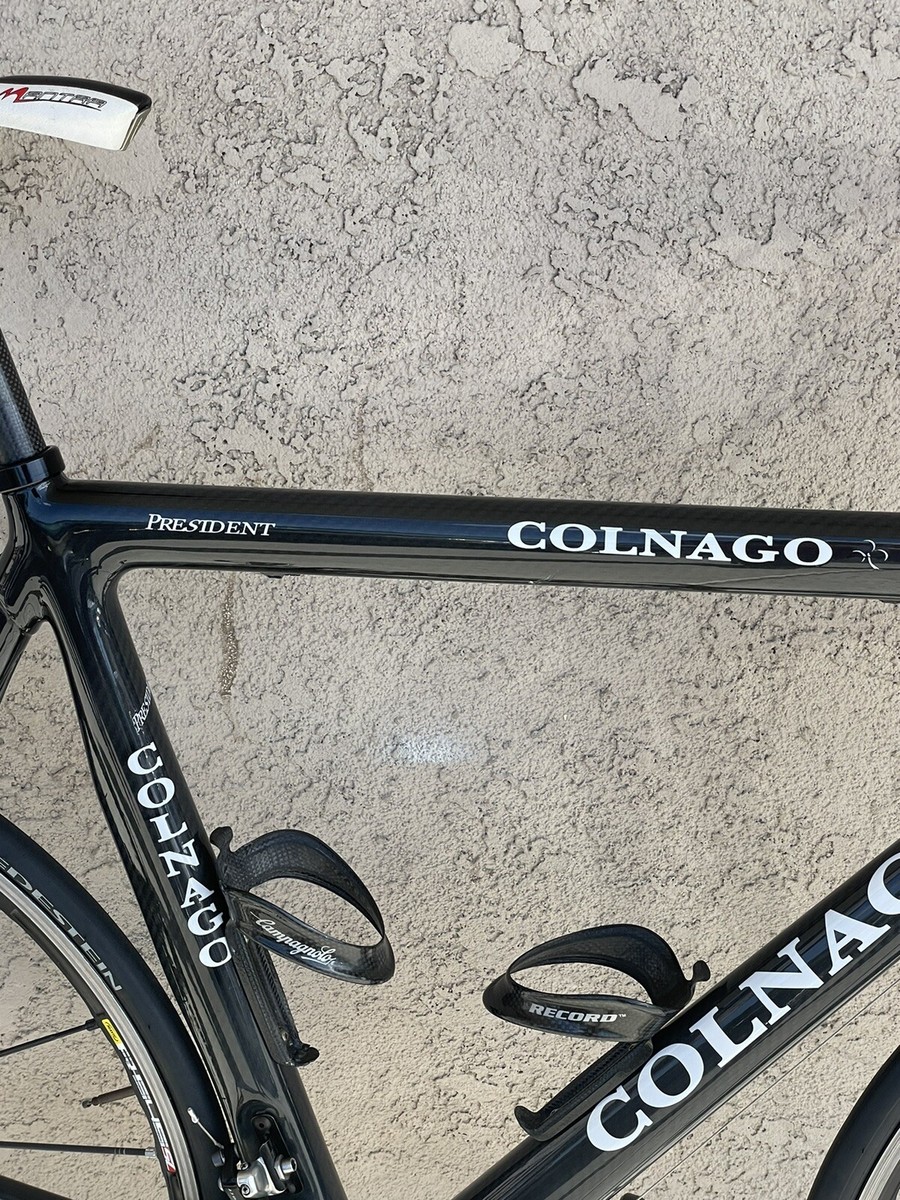Colnago president Compete Carbon Fiber 10 Speed 56 Cm Record