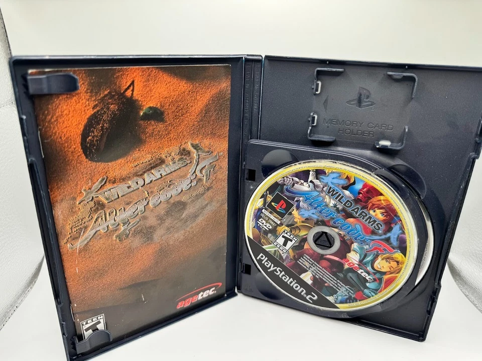 Wild Arms: Alter Code F (Sony PlayStation 2 PS2, 2005) COMPLETE W/DVD And Manual - Image 3 of 4