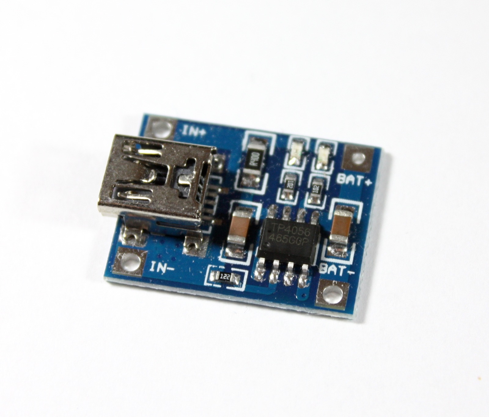 5 Stück TP4056 Micro USB Lademodule – 1A, Für Akkus, NEU, Präzise