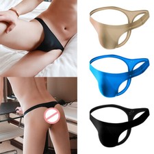 Ultra-thin Seamless Thong Men G Strings and Thongs Pouch Ice Silk Underwear US  