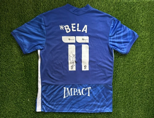 GENUINE JEREMIE BOGA SIGNED BIRMINGHAM CITY 21/22 SHIRT