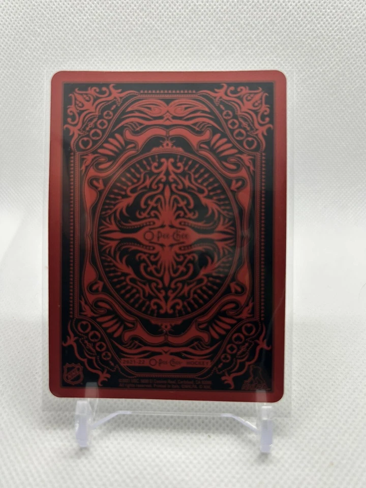 2021-22 O-Pee-Chee Playing Cards Brent Burns #2-SPADES - Image 2 of 2